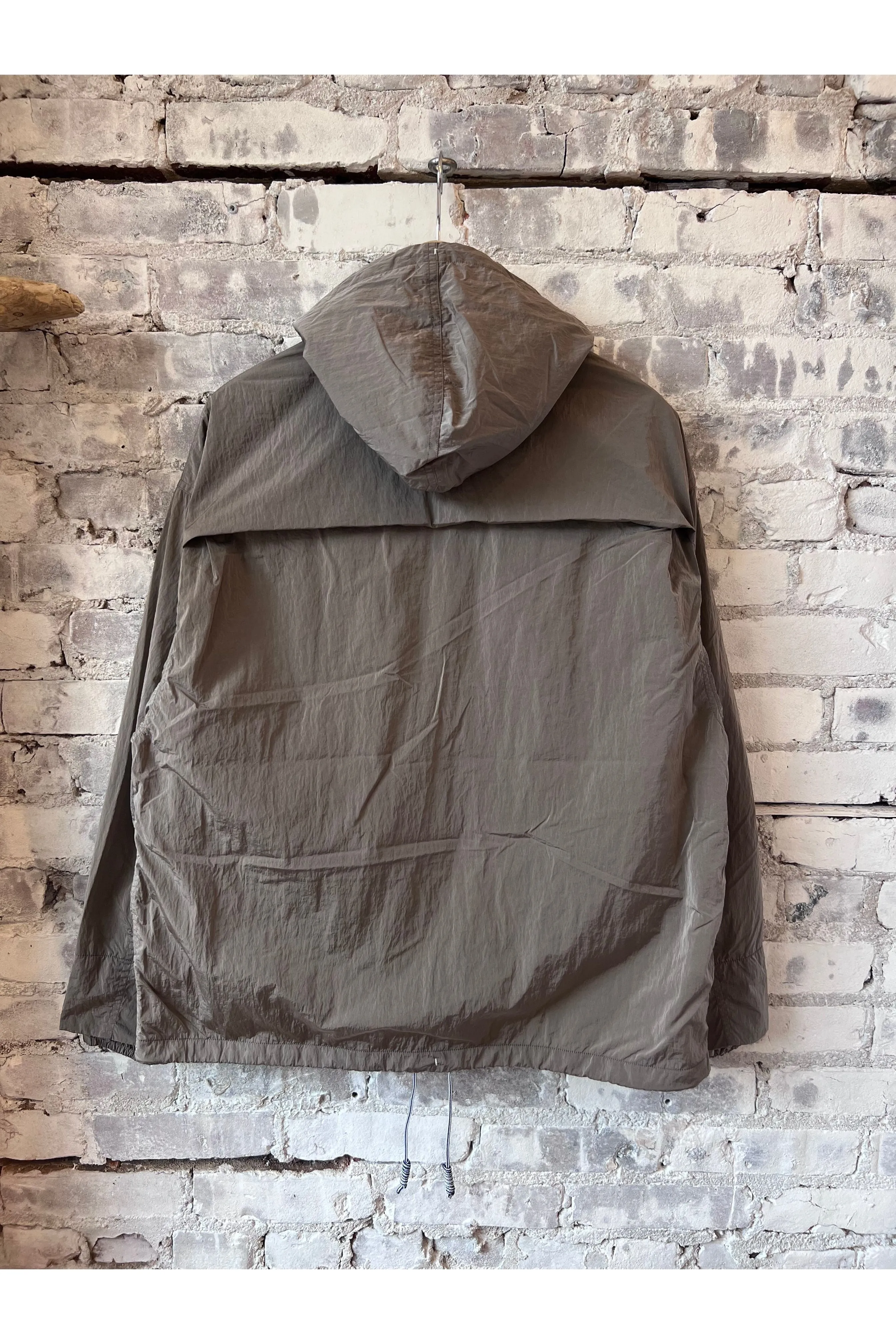 Zip Up Wind Parka - Beige