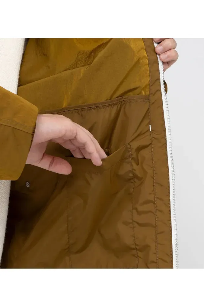 Zip Up Wind Parka - Beige
