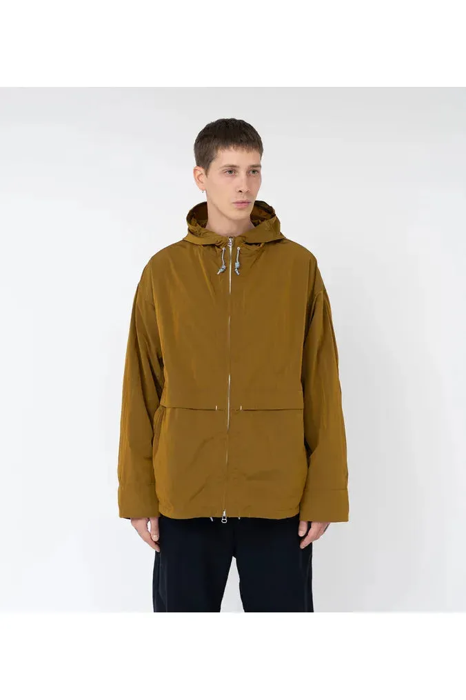 Zip Up Wind Parka - Beige