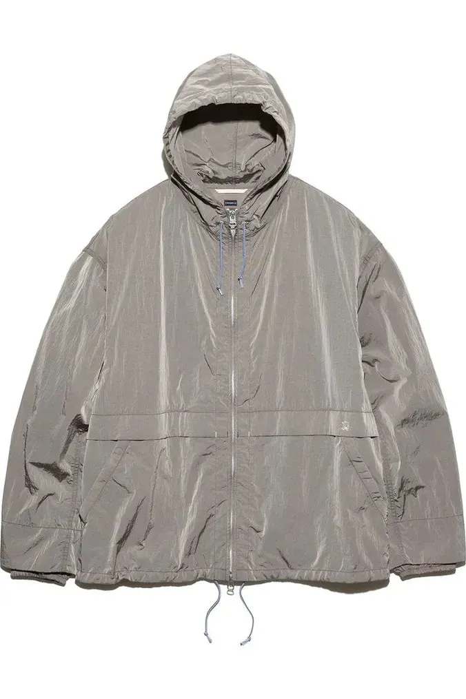 Zip Up Wind Parka - Beige